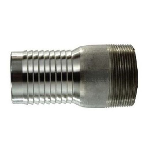 Picture of 1/2" BSPM Plated Steel KC Nipple - Hose Tail 