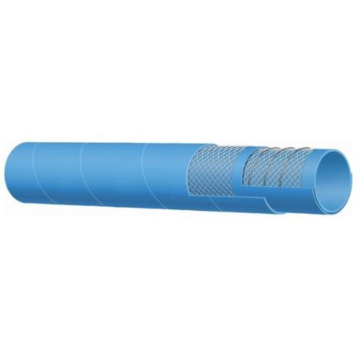 Picture of 1" 509OE UHMWPE Tube Suction & Delivery 16 bar (240 psi) / Blue Hose EPDM Cover /  -30 °C +100 °C . (25mm) ID x 37mm OD