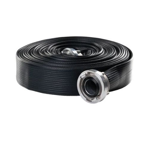 Picture of 2" (51mm) ID Inside & Outside Nitrile PVC Lined Black Drag Hose  (100mt Coil) WP/BP 20/60 BAR 