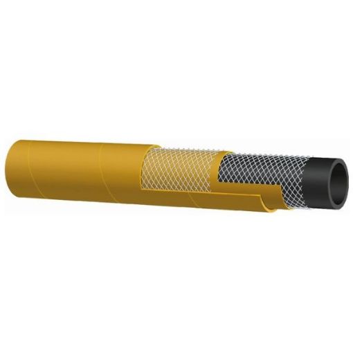 Picture of 1.1/2" (38mm) ID X 52mm OD Compressed Air Hose 20 bar (300 psi) - Heavy Duty Mining Yellow SBR  (-30 °C +80 °C) 