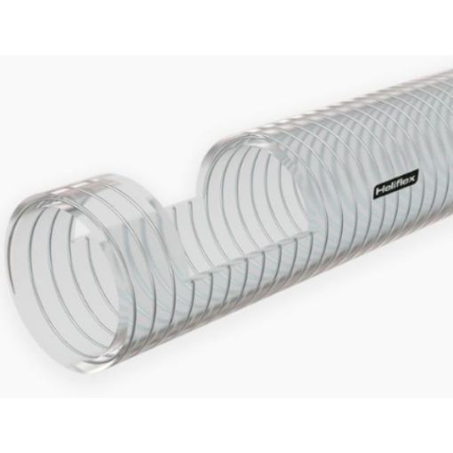 Picture of 4" (102mm) OD Helispring Wire Reinforced Suction Hose (2.2mt Length)