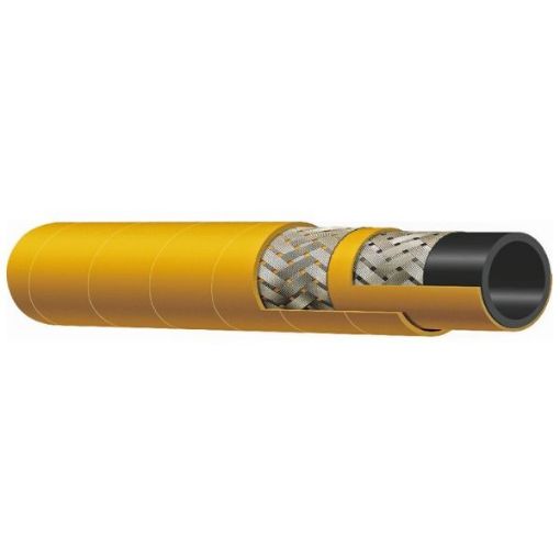 Picture of 2" (51mm) ID Air Compressor Yellow High Temperature Hose (120°C 40Bar)