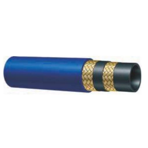 Picture of 3/8" (10mm) ID X 16.7mm OD ALFAJET 400 Blue Rubber Pressure Wash Hydraulic Hose 400bar WP 1300bar BP -40°C +150°C 8B4AE