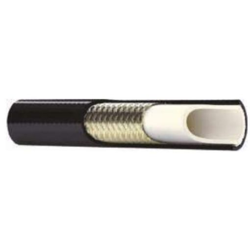 Picture of 3/8" (10mm) ID X 15.5mm OD FLEXOR TWB1 Polyester Thermoplastic Hydraulic Hose ONE WIRE BRAID 
