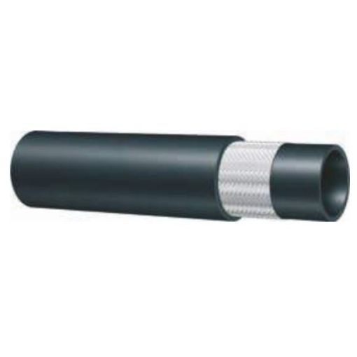Picture of 5/8" (16mm) ID X 23mm OD ARGUS 1TE/R6 HF Rubber Textile Braid Hydraulic Hose SAE 100 R6 - EN 854 R6 (up to 3/4") - EXCEEDS EN 854 1TE 24bar WP 96bar BP  -40°C +100°C 8T9AA
