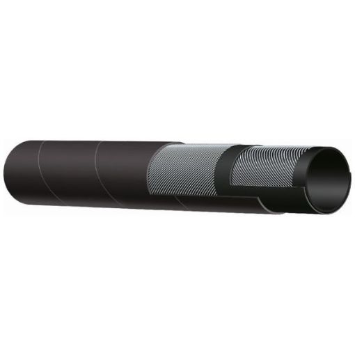 Picture of 4” (102mm) ID X 118mm OD Bulk Material Delivery Black Rubber 10bar WP -30°C +80°C (Mandrel) 766AA