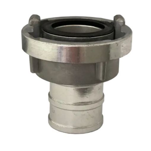 Picture of 89mm Storz - Lug With 3" - Twin Ribbed - Hose Tail - Aluminium (89KA)