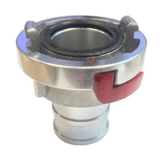 Picture of 89mm Storz - Lug With 3" Hose Tail - Aluminium with Safety Latch