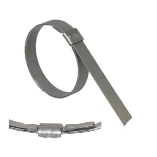 Picture of 2.3/4" (70mm) ID x 3/4" (19mm) Preform Clamp Band-IT System (Box 50)