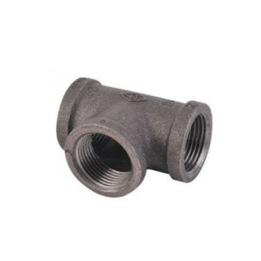 Picture of 1.1/2" BSP Female T-Piece - Black Steel