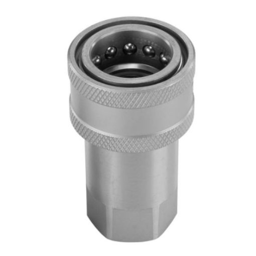 Picture of 1/2" BSPP ISO A Profile - Couplings, Carbon Steel Nitrile