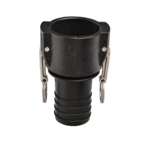 Picture of 1.1/2” (38mm) Female Cam x 1.1/2” Hose Tail - Part C - Polypropylene - SNAPLOCK
