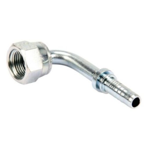 Picture of JIC 37° Inserts 1/4" Hose Tail to 7/16" 90° JIC Female 37° Seat Medium Drop