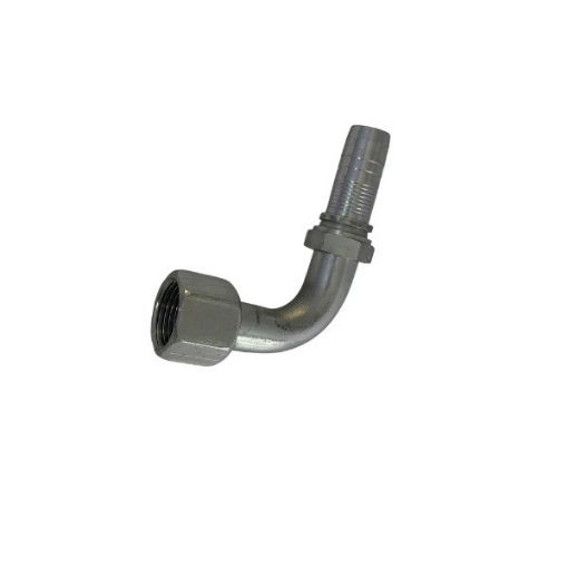 Picture of JIC 37° Inserts 3/4" Hose Tail to 1.1/16" 90° JIC Female 37° Seat Medium Drop