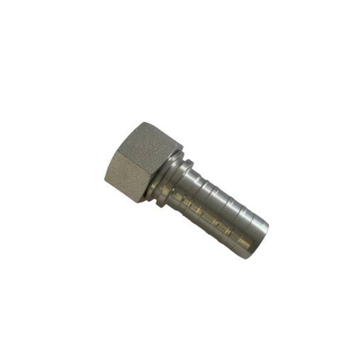 Picture of New 1.1/4" BSPP Female 60 Cone x 1.1/4" Hose Tail - 4 Wire Non-Skive Insert 