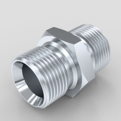 Picture of 1/4" BSP Male x 1/4" BSP Male -  Hyd Adaptor 