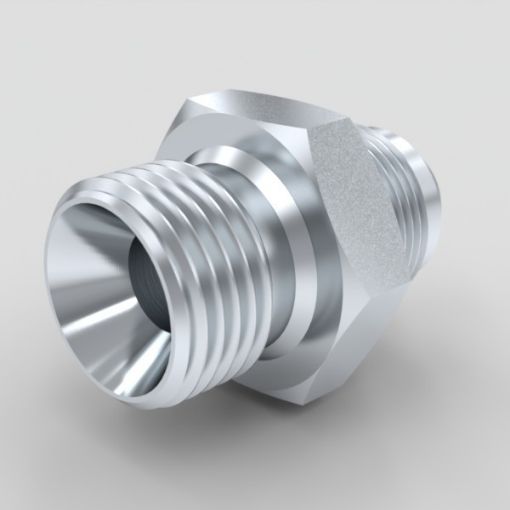 Picture of 3/8" BSP Male x 9/16" JIC Male - Hyd Adaptor 